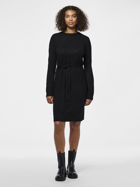 Pieces PCJULIANA KNITTED DRESS, Black, highres - 17139793_Black_005.jpg