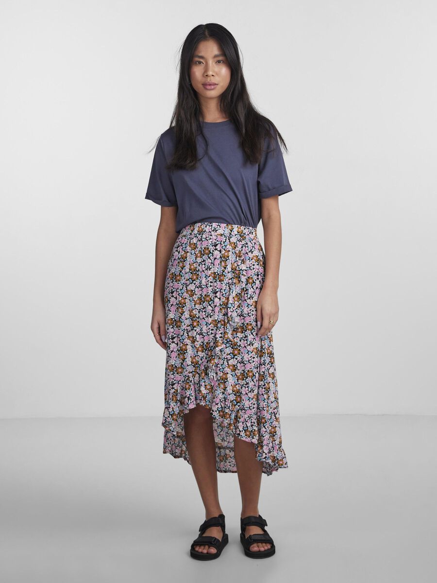 PCMILLE WRAP SKIRT | Coloured | PIECES® UK