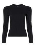 Pieces PCANNA LONG SLEEVED BLOUSE, Black, highres - 17111987_Black_001.jpg