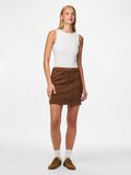 Product image thumbnail - PCRAKEL BRUSHED HW MINI SKIRT, Downtown Brown | 3