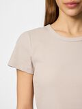 Pieces PCMAY RIBBED T-SHIRT, Silver Gray, highres - 17154483_SilverGray_006.jpg