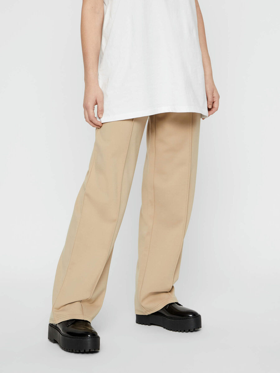 Pieces PCKLARA TROUSERS, White Pepper, highres - 17100982_WhitePepper_003.jpg