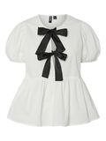 Pieces PCGOLLY PUFF SLEEVED TOP, Bright White, highres - 17155915_BrightWhite_1165575_001.jpg