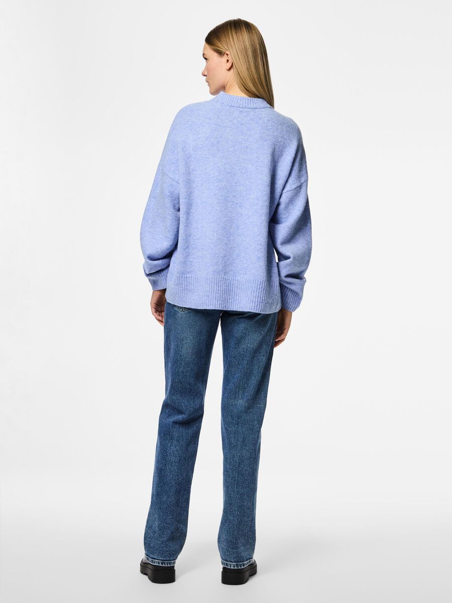 Pieces PCANA KNITTED JUMPER, Star Sapphire, highres - 17154366_StarSapphire_004.jpg
