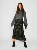 Pieces GOLD DOTTED LONG SKIRT, Black, highres - 17096181_Black_685409_005.jpg