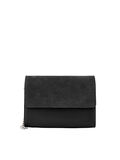 Pieces SUEDE FLAP CROSSBODY BAG, Black, highres - 17098614_Black_001.jpg