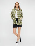 Pieces CHECKED SHIRT, Deep Lichen Green, highres - 17110661_DeepLichenGreen_820533_005.jpg