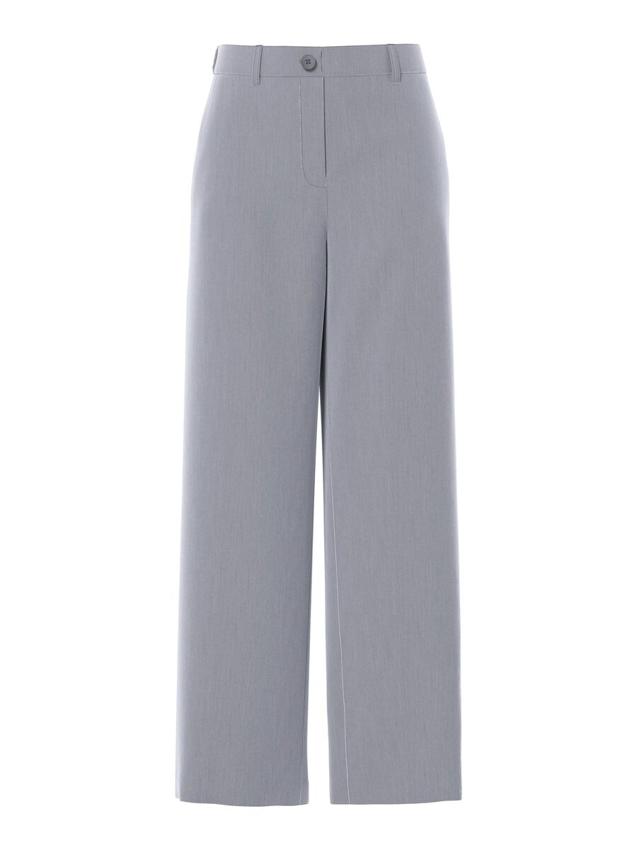 Pieces PCKAMIL WIDE-LEG TROUSERS, Light Grey Melange, highres - 17155335_LightGreyMelange_001.jpg