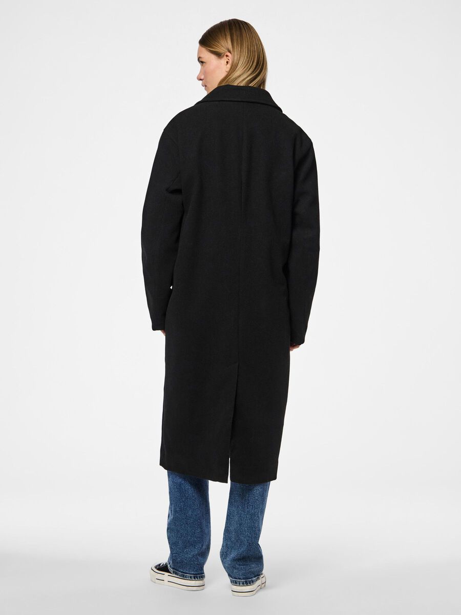 Pieces PCJULLE LONG MANTEAU, Black, highres - 17154347_Black_004.jpg