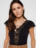 Pieces KANTEN V-HALS ROMPER, Black, highres - 17101292_Black_006.jpg