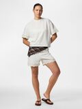 Product image thumbnail - PCCHILLI SOMMER HW BRODERIE SHORTS, Cloud Dancer | 5