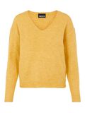 Pieces DÉCOLLETÉ EN V PULL EN MAILLE, Ochre, highres - 17111313_Ochre_846743_001.jpg