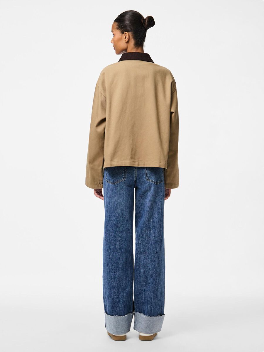 Pieces PCFEMBA JEANSJACKA, Silver Mink, highres - 17161472_SilverMink_1223978_004.jpg