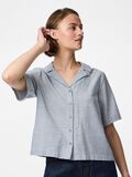 Pieces PCAPIA 2/4 LINEN-BLEND SHIRT, Coronet Blue, highres - 17155305_CoronetBlue_1161536_008.jpg