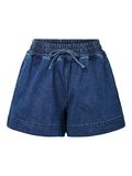 Product image thumbnail - PCBILLO - TH - &Agrave; ENFILER SHORTS EN JEAN, Dark Blue Denim | 1