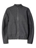 Product image thumbnail - PCDEBBIE BOMBERJACKE, Dark Grey Melange | 5