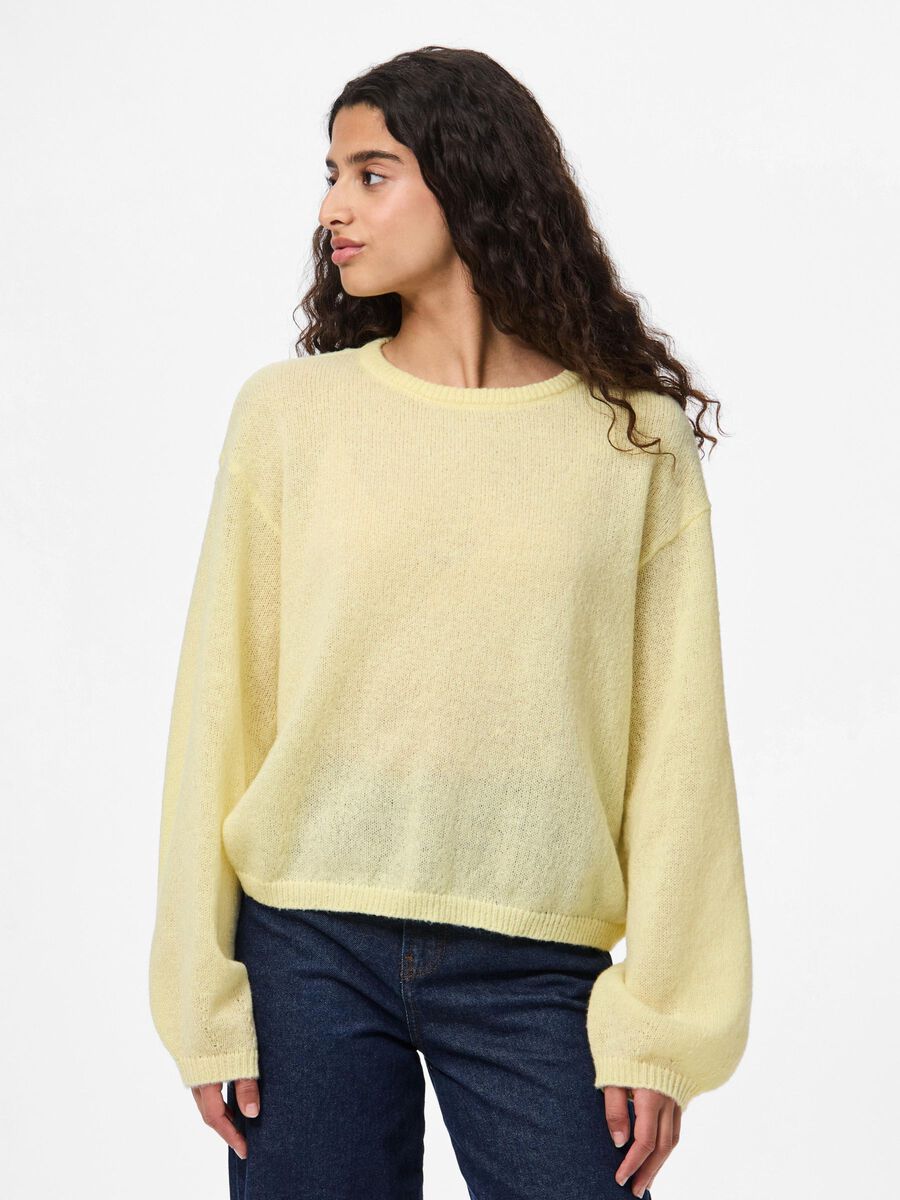 Pieces PCIDA KNITTED PULLOVER, French Vanilla, highres - 17157588_FrenchVanilla_003.jpg