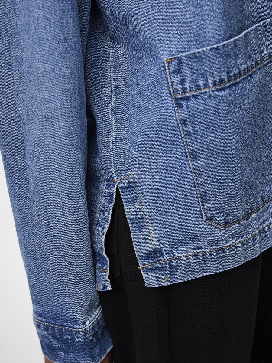 Carousel image - PCCHRISSY JEANSHEMD, Medium Blue Denim | 6