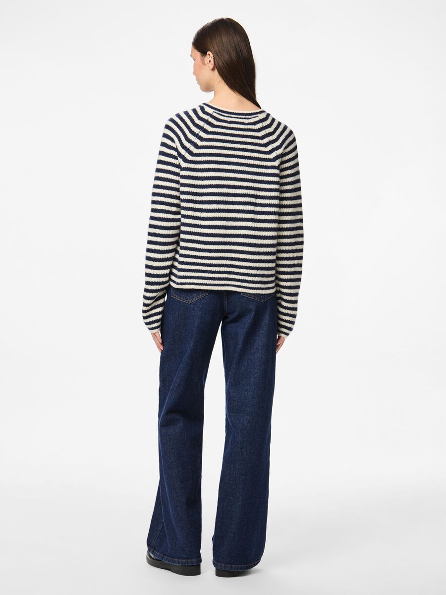 Carousel image - PCMALOU KNITTED CARDIGAN, Maritime Blue | 2