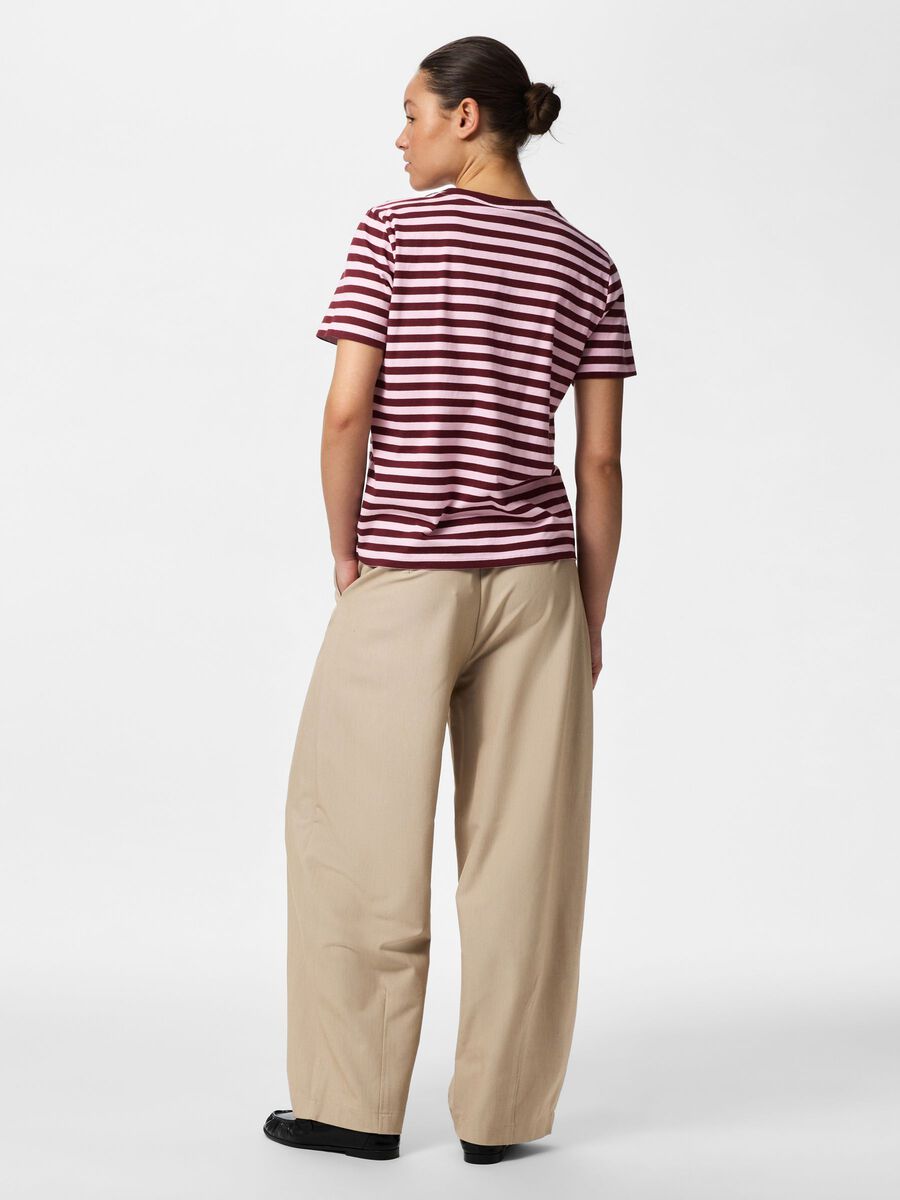 Product carousel image - PCBOSELLA MW BARREL TROUSERS, White Pepper | 2