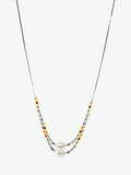 Pieces MULTICOLORE 2 CHAÎNES COLLIER, Silver Colour, highres - 17103465_SilverColour_756064_001.jpg