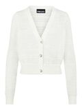 Pieces MOTIF CARDIGAN EN MAILLE, Cloud Dancer, highres - 17113601_CloudDancer_001.jpg