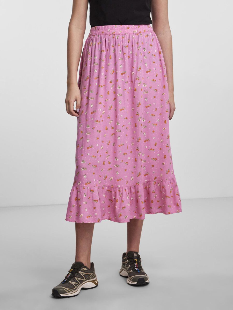 Pieces PCKENNEDY MIDI SKIRT, Sachet Pink, highres - 17138263_SachetPink_1030935_003.jpg