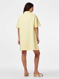 Product image thumbnail - PCSKY A-SHAPE DENIM MINI DRESS, French Vanilla | 2
