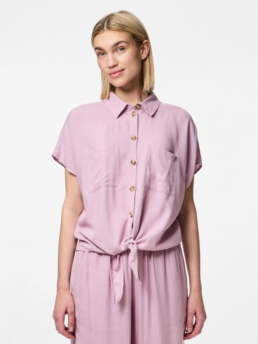 Pieces CAMICIA A MANICHE CORTE, Dawn Pink, highres - 17154736_DawnPink_003.jpg