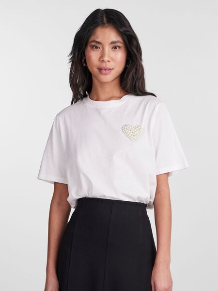 Pieces PCSRIA T-SHIRT, Bright White, highres - 17144649_BrightWhite_1069775_003.jpg