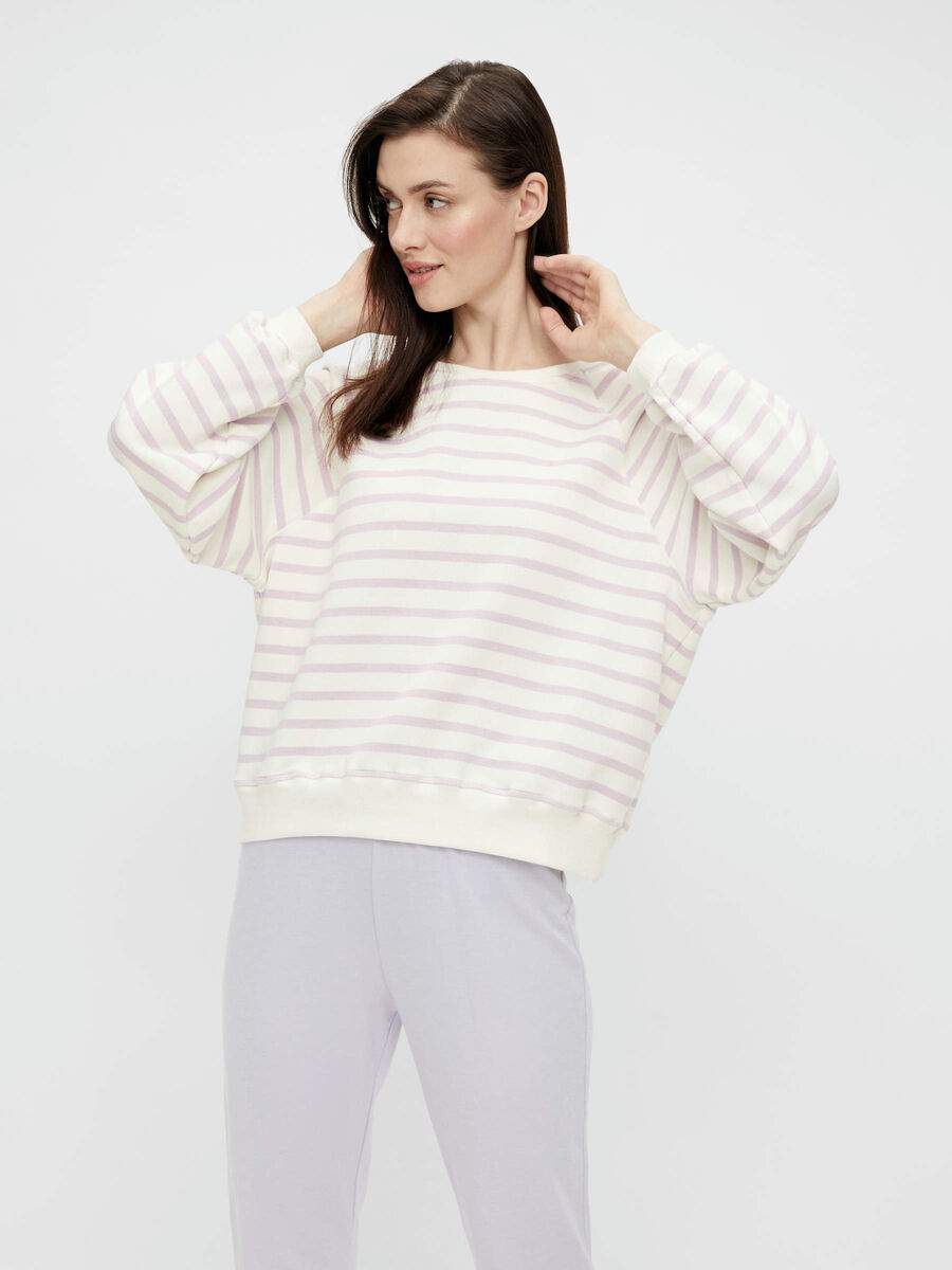 Pieces PCGRETA SWEATSHIRT, Cloud Dancer, highres - 17116893_CloudDancer_883086_003.jpg