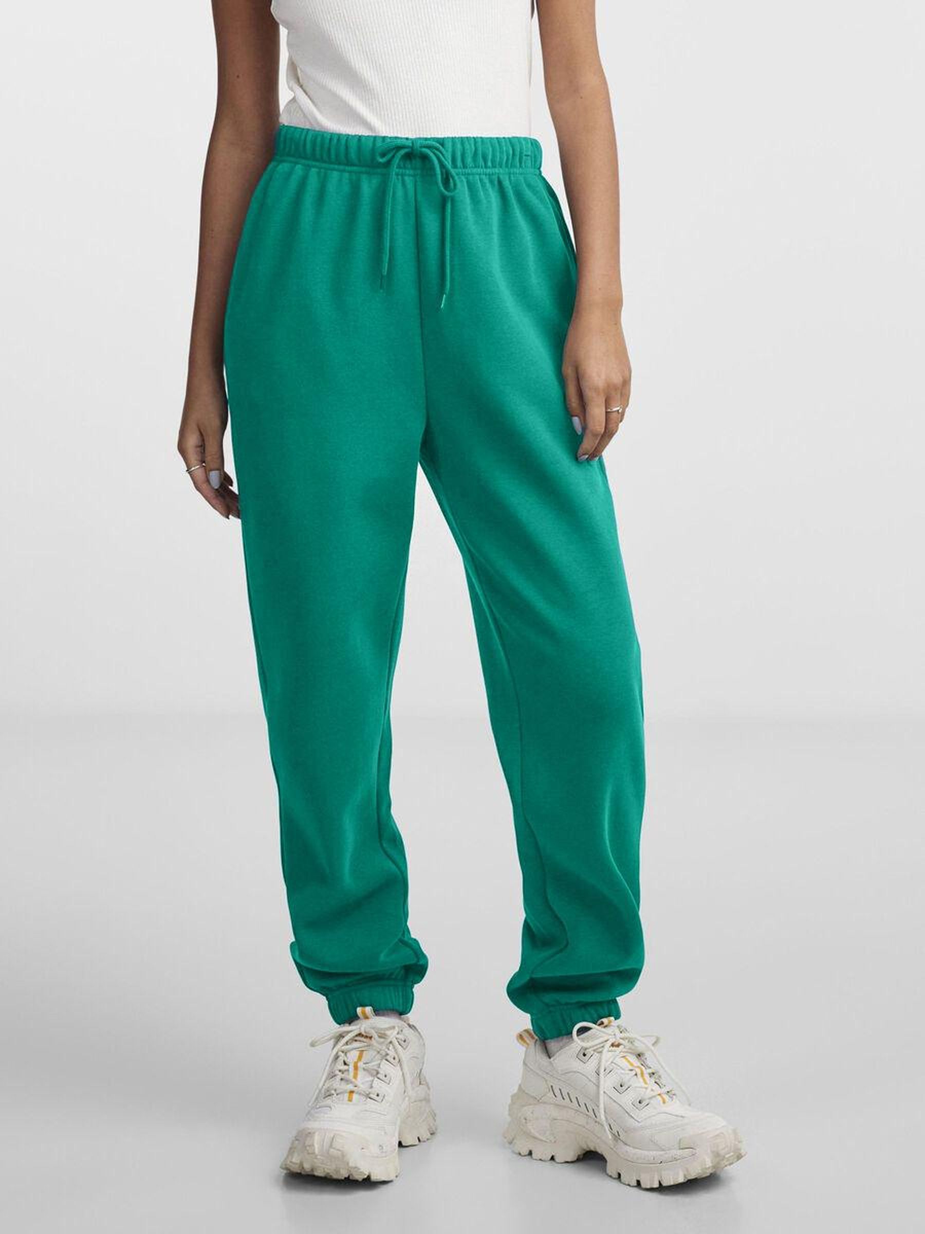 Emerald top green sweatpants