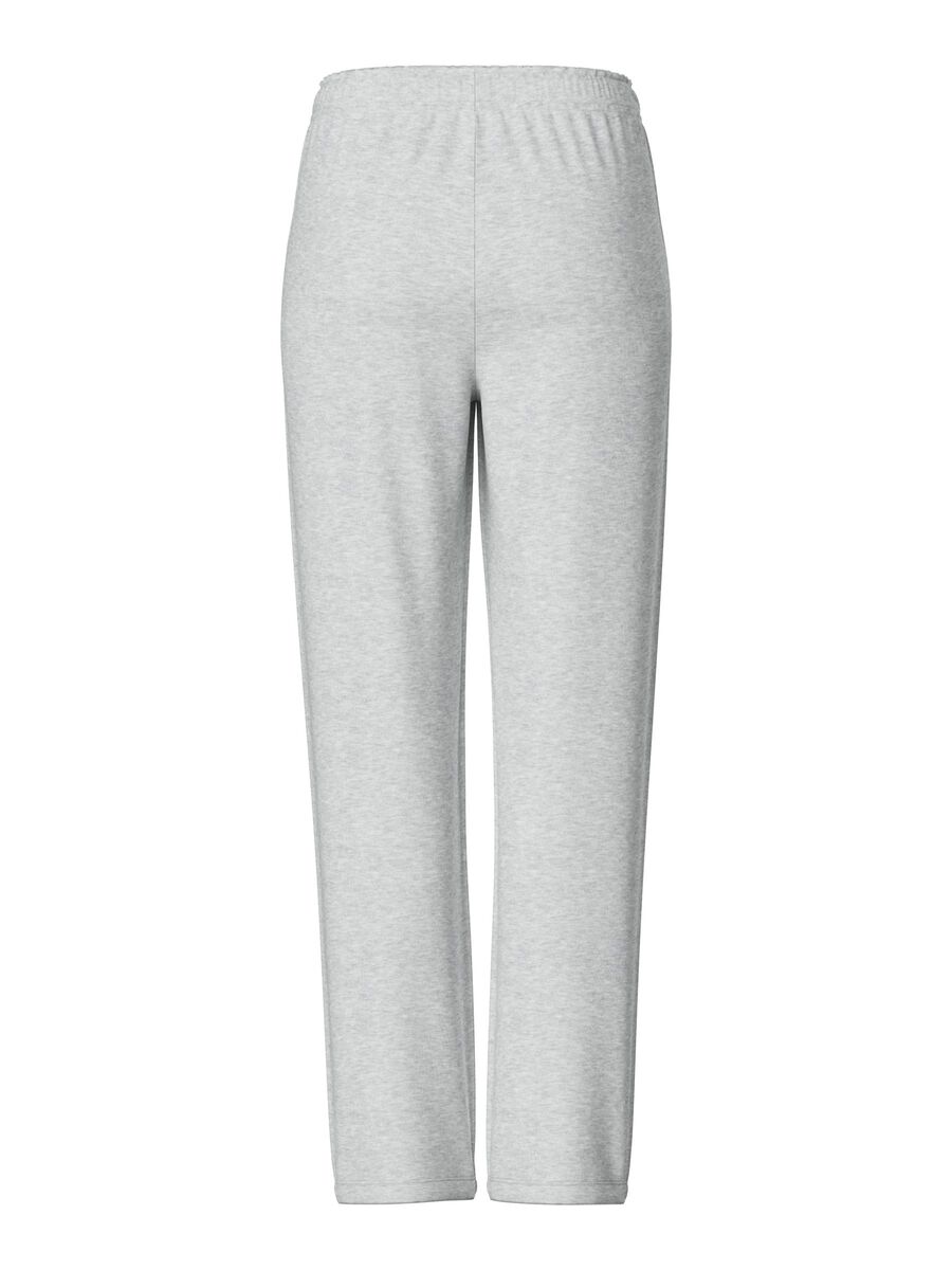 Pieces PCCHILLI STRAIGHT SWEATPANTS, Light Grey Melange, highres - 17156301_LightGreyMelange_002.jpg