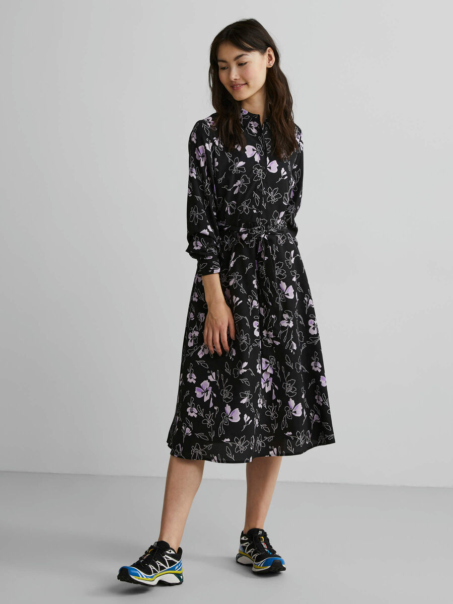 Pieces PCHILDA SHIRT DRESS, Black, highres - 17123409_Black_924899_003.jpg