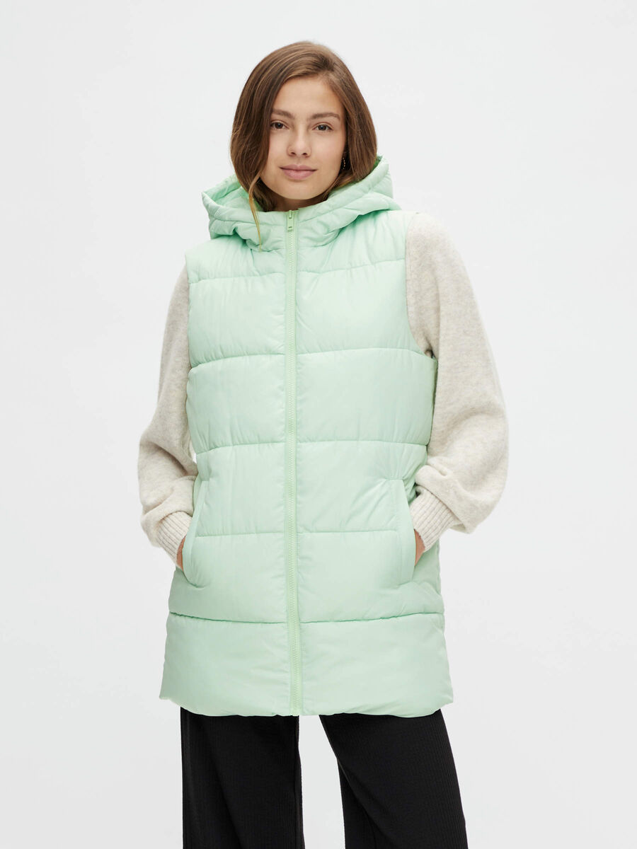 Pieces PCBEE BODYWARMER, Pastel Green, highres - 17115628_PastelGreen_003.jpg