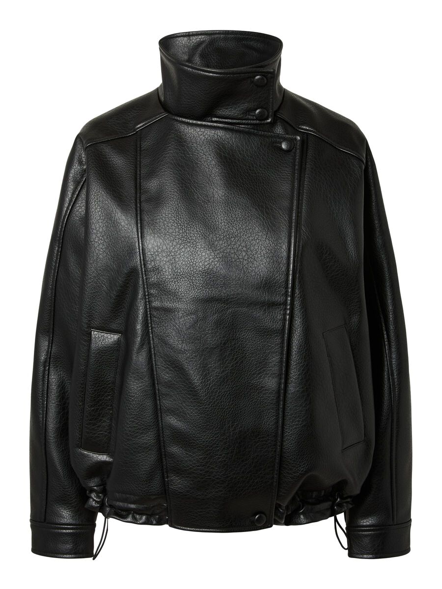 Product carousel image 2 PCBRITNEY GECOAT PILOOT JAS, Black