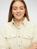 Pieces TIE WAIST DENIM JACKET, Almond Milk, highres - 17104973_AlmondMilk_006.jpg