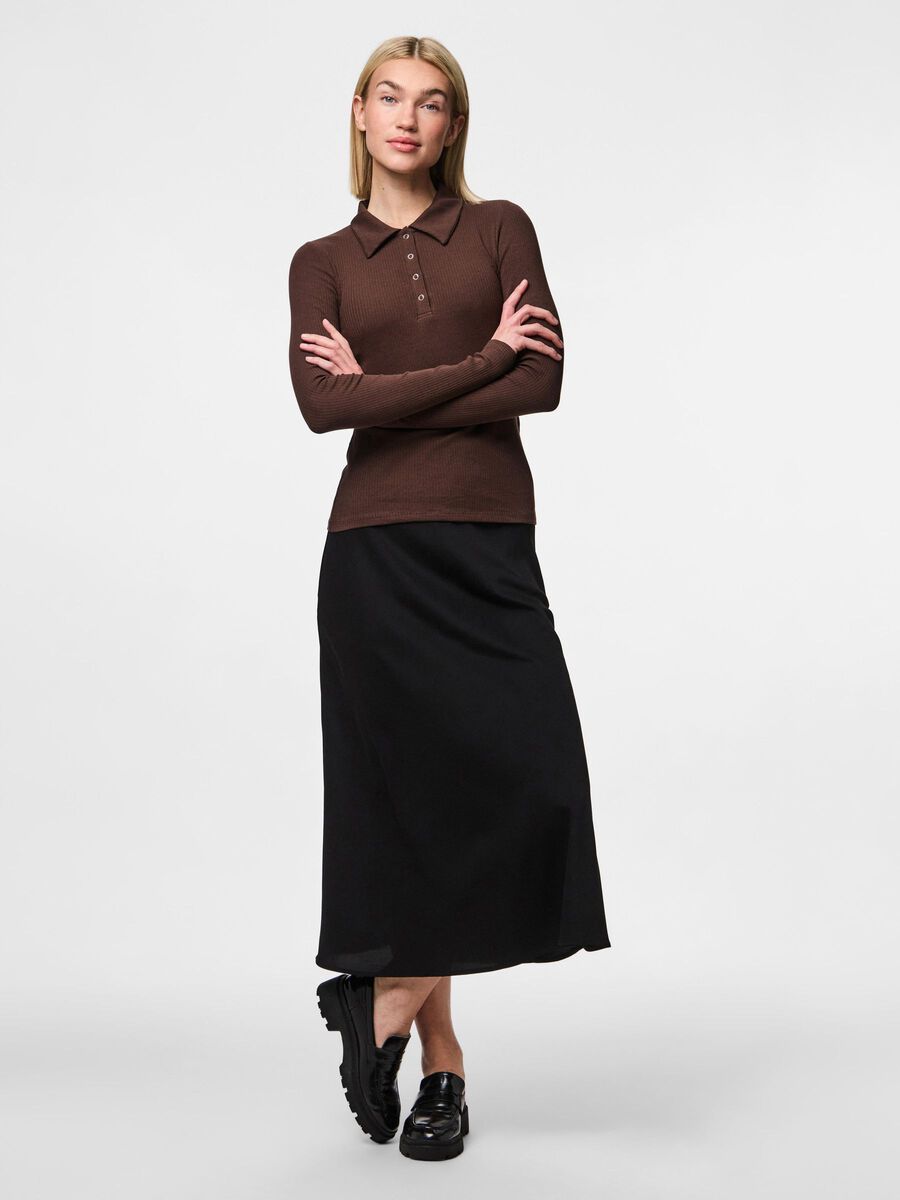 Carousel image - PCKITTE POLO, Chicory Coffee | 3