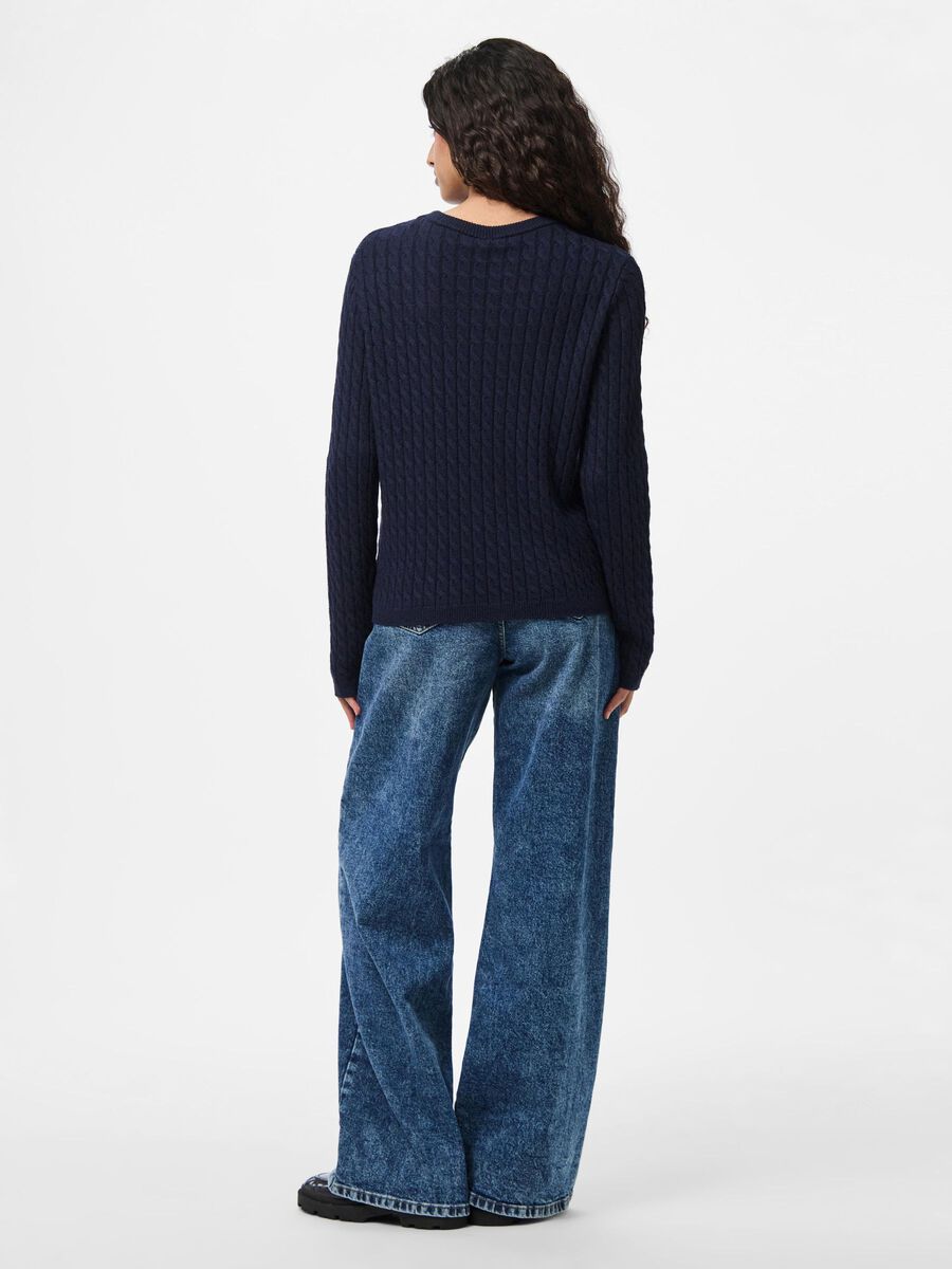 Pieces PCFIA PULLOVER, Maritime Blue, highres - 17158899_MaritimeBlue_004.jpg
