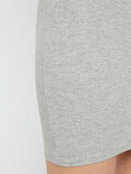 Pieces FIGURBETONTES GERIPPTES KLEID, Light Grey Melange, highres - 17102712_LightGreyMelange_007.jpg