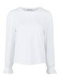 Pieces CURVE SHIRT MET LANGE MOUWEN, Bright White, highres - 17115566_BrightWhite_001.jpg