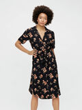 Pieces FLORAL PRINT MIDI DRESS, Black, highres - 17114093_Black_853520_003.jpg