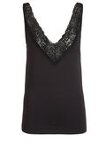 Pieces LACE SLEEVELESS TOP, Black, highres - 17072178_Black_001.jpg