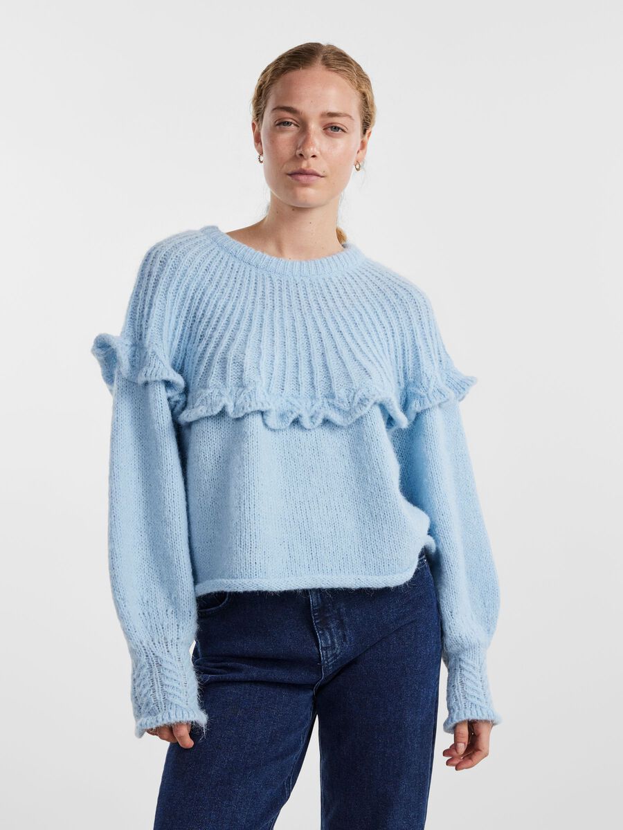 Pieces PCSIKKA KNITTED JUMPER, Angel Falls, highres - 17143485_AngelFalls_003.jpg