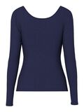 Pieces PCKITTE  LONG-SLEEVED T-SHIRT, Maritime Blue, highres - 17101437_MaritimeBlue_002.jpg
