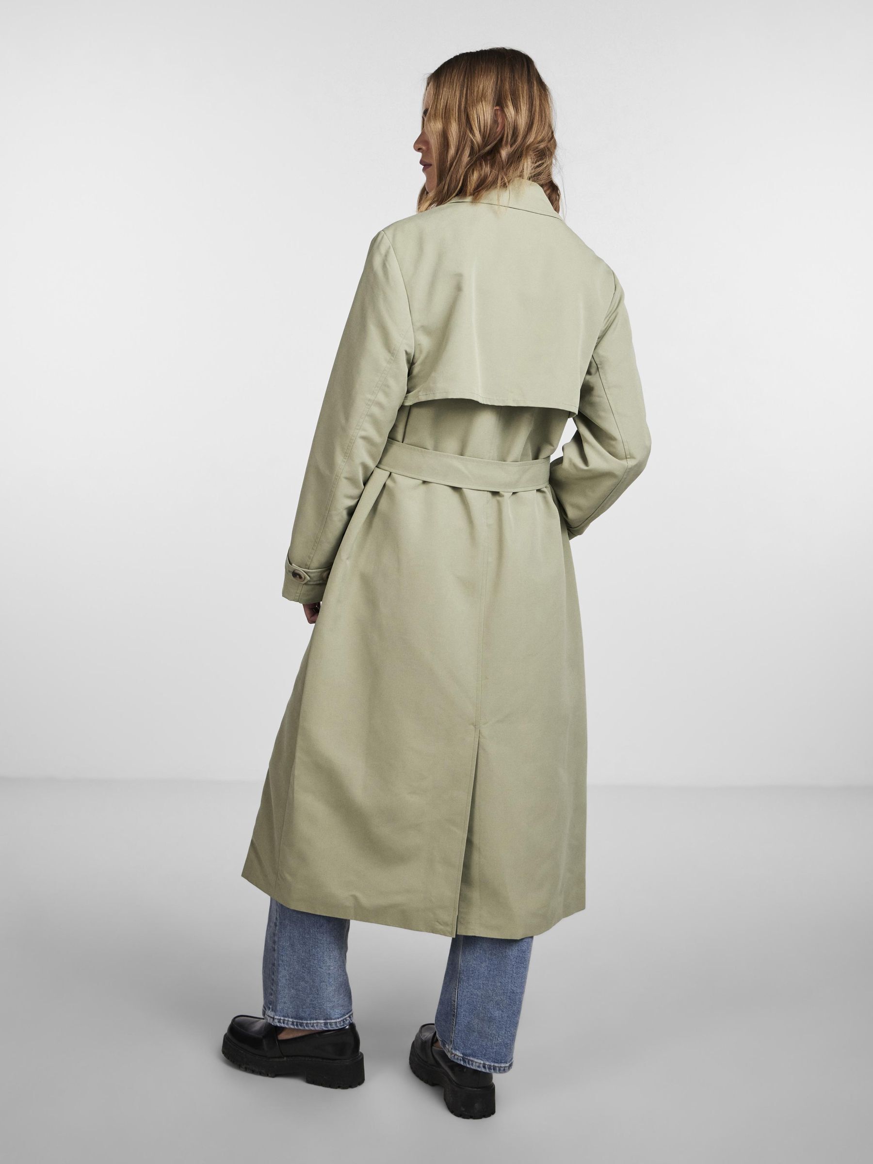 Sage trench clearance coat