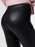 Product image thumbnail - PCNEW SHINY FLEECE MW LEGGINGS, Black | 5