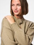 Product image thumbnail - PCJELENA CARDIGAN EN MAILLE, Greige | 4