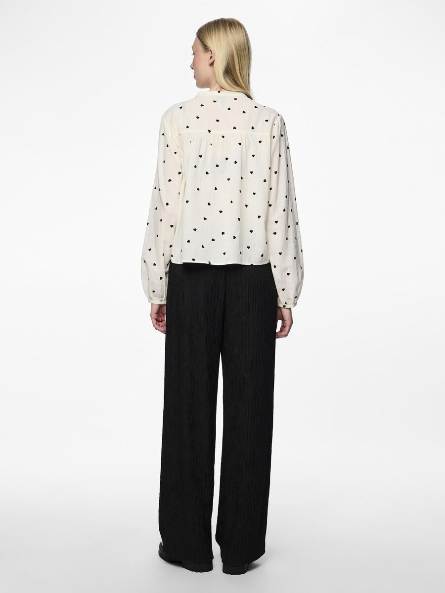 Pieces PCNILAS WIDE-LEG TROUSERS, Black, highres - 17151337_Black_004.jpg