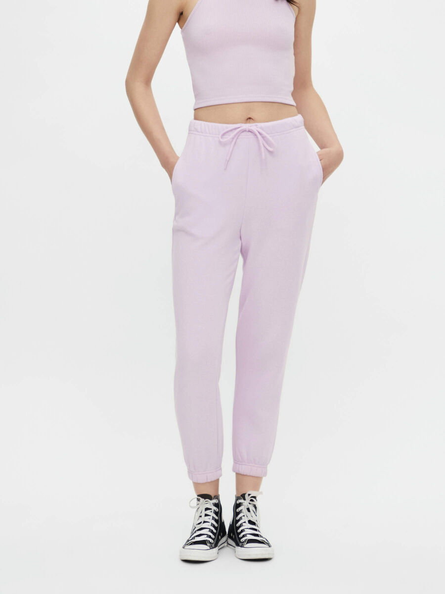 Pieces PCCHILLI PETITE SWEATPANTS, Orchid Bloom, highres - 17113691_OrchidBloom_003.jpg
